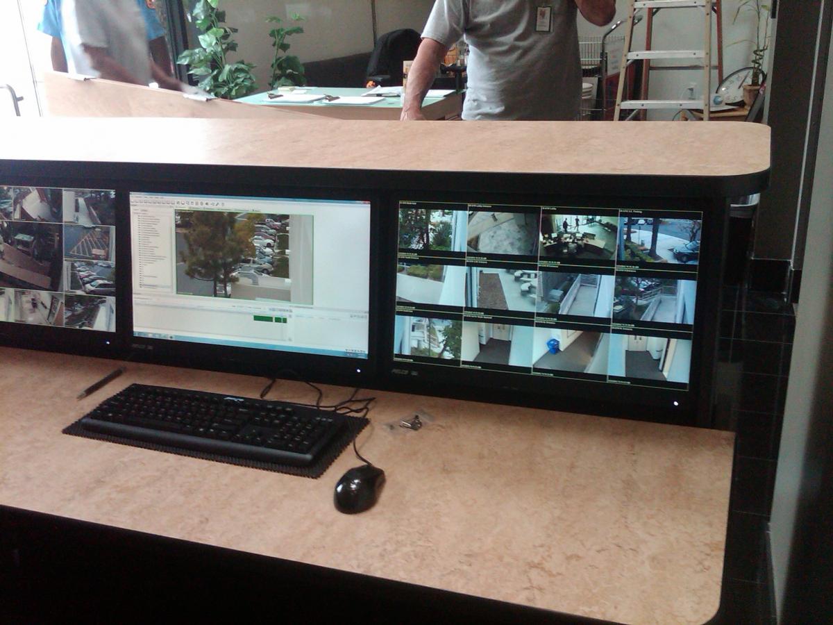 Security monitoring console