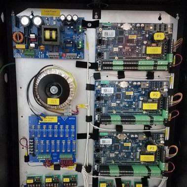 Omniome access-control panel installation