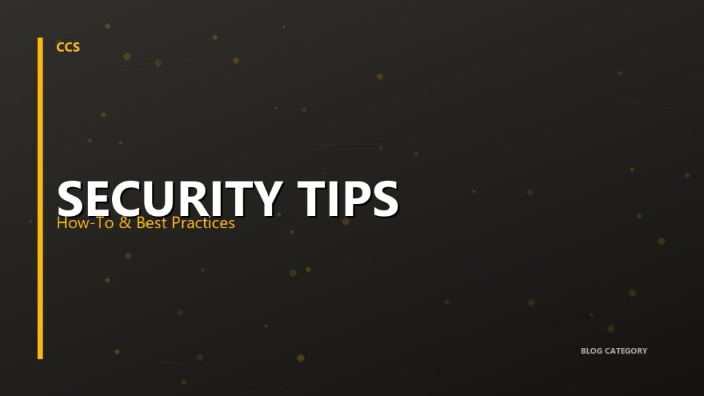 Security Tips category placeholder